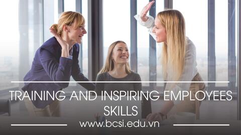 Training and inspiring employees skills