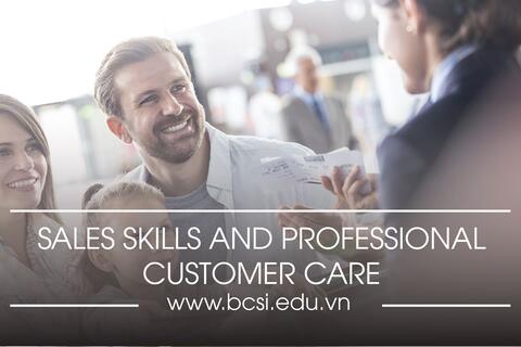 Sales skills and professional customer care